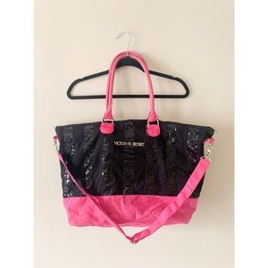 Victoria’s Secret Sequined Travel Bag